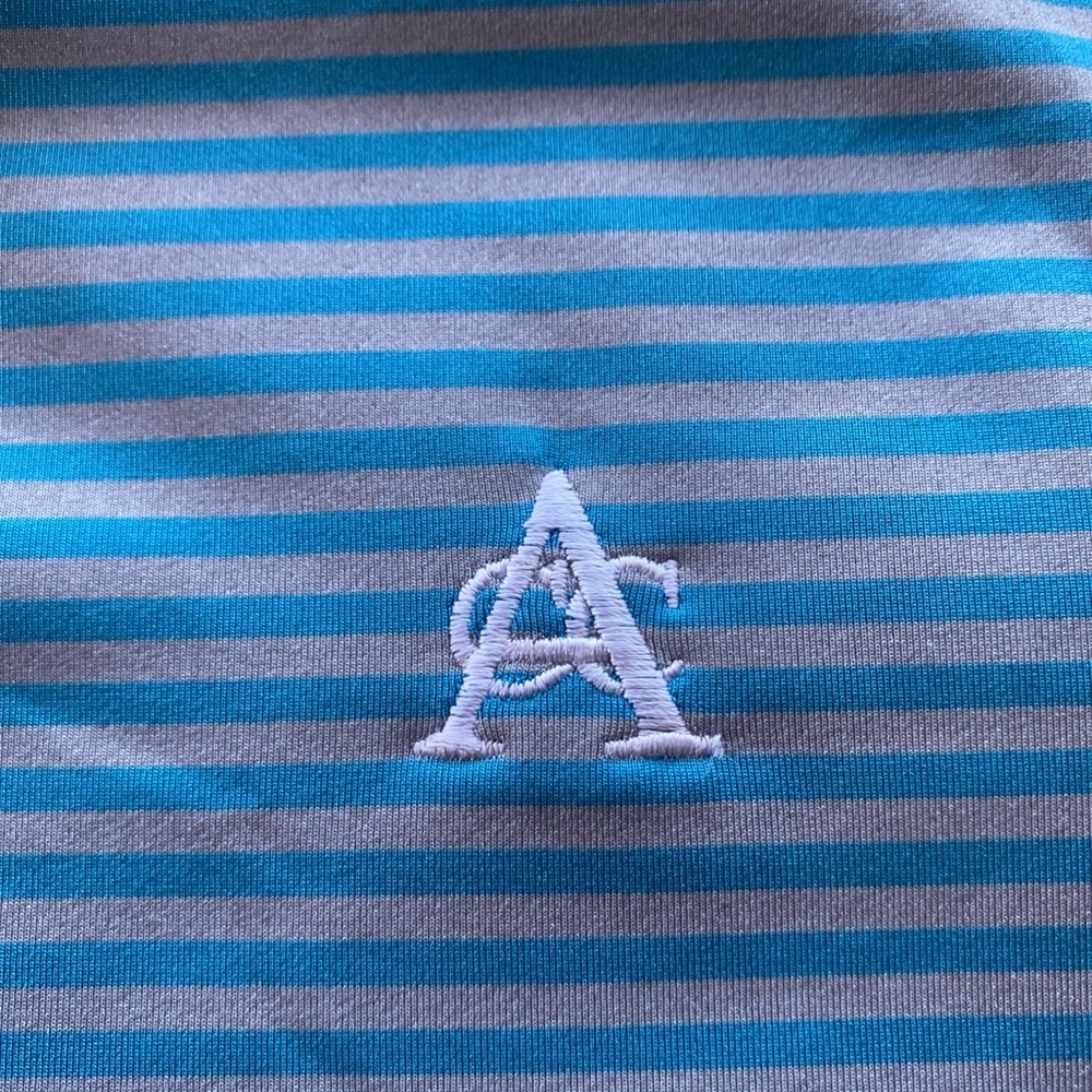 Peter Millar Summer Comfort Polo Shirt Mens Extra Large Striped Stretch Golf - Picture 3 of 5